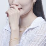 翼の旅 光を探る オリジナルデザイン	ゴールド色・金メッキ・レディース標準ブレスレット - 画像 (5)
