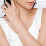翼の旅 光を探る オリジナルデザイン	シルバー色・銀製・レディース標準ブレスレット - 画像 (4)
