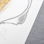 翼の旅 光を探る オリジナルデザイン	シルバー色・銀製・標準ネックレス - 画像 (3)