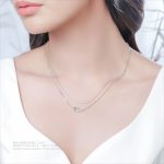 翼の旅 光を探る オリジナルデザイン	シルバー色・銀製・標準ネックレス - 画像 (4)