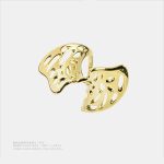 蝶の翼 彫り羽 オリジナルデザイン	ゴールド色・金メッキ・サイズ 6 の指輪 - 画像 (2)