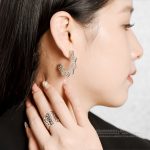 影の彫り 隙間の光 オリジナルデザイン	シルバー色・銀製・サイズ 6 の指輪 - 画像 (6)