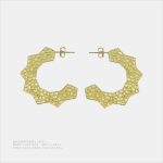 星の輝き 幻影 オリジナルデザイン	ゴールド色・金メッキ・長サイズイヤリング