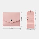 ギフト選びに最適 ピンク PVC 製	70mm ジュエリー収納ポーチ